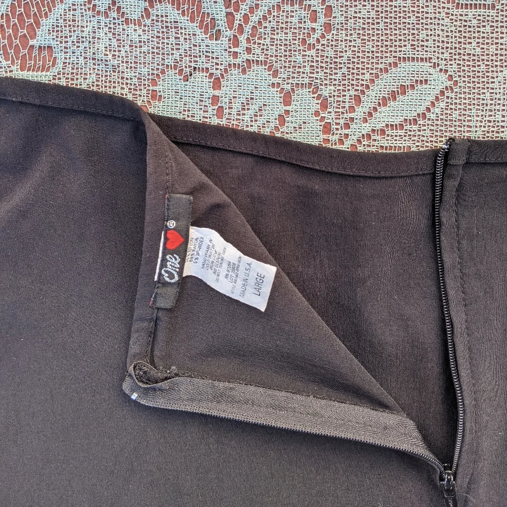 Y2K Embroidered Midi Skirt - Picture 4 of 6